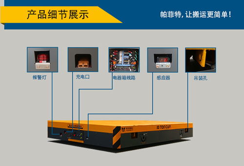 電動液壓裝卸管道平臺車 原地旋轉(zhuǎn)萬向輪遙控?zé)o軌平板智能搬運車